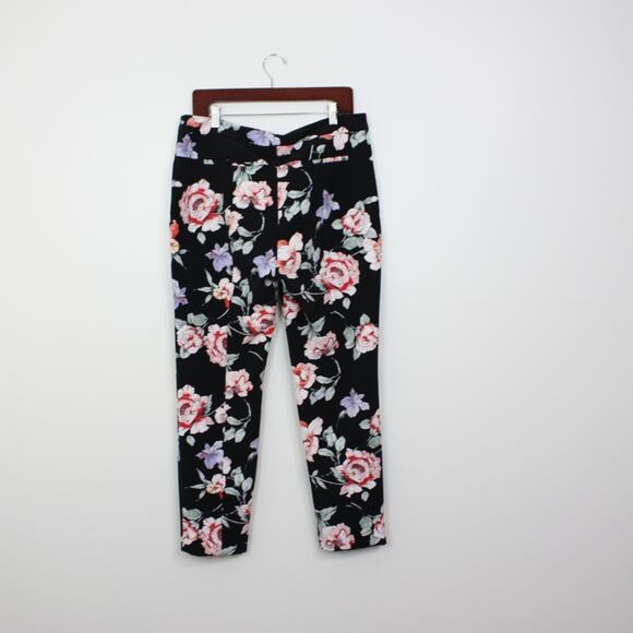 Adrianna Papell Pants Women's Size 12 Floral Print Kate - Picture 6 of 6